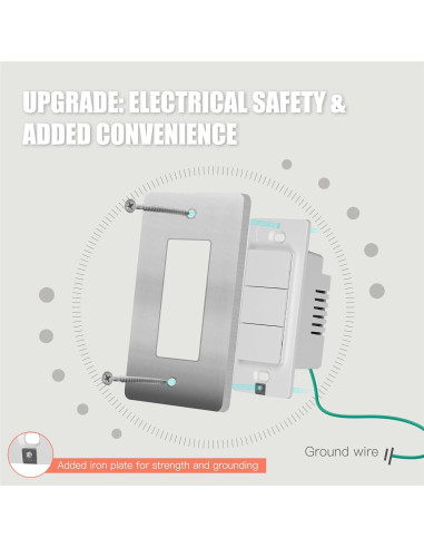 Interruptor Inteligente Zigbee MOES 1 Gang Blanco 2da Gen