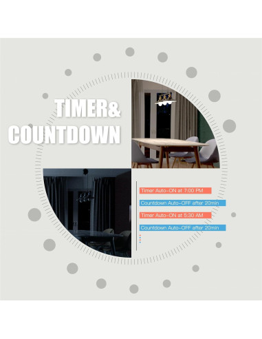 Interruptor Inteligente Zigbee MOES 1 Gang Blanco 2da Gen