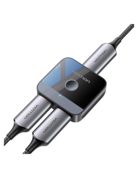 Conmutador HDMI 2 en 1 VENTION 4K 60Hz Negro