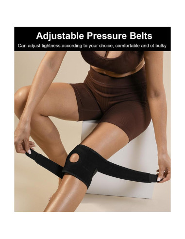 Férula para Rodilla SUJAYU Ajustable Compresión Negro