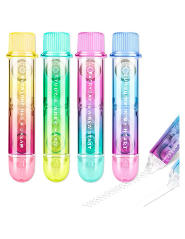 Cinta Correctora 2 en 1 BITOSEE Blanca con Dispensador