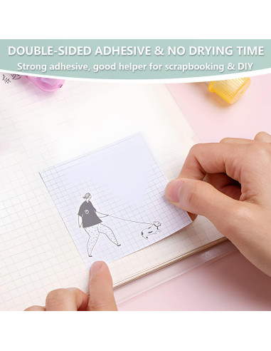 Cinta Correctora 2 en 1 BITOSEE Blanca con Dispensador