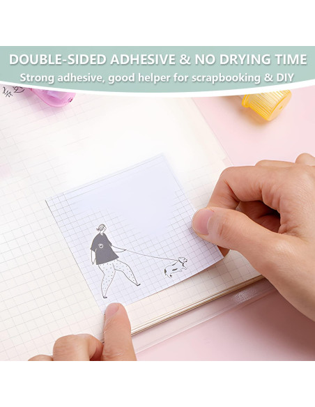 Cinta Correctora 2 en 1 BITOSEE Blanca con Dispensador