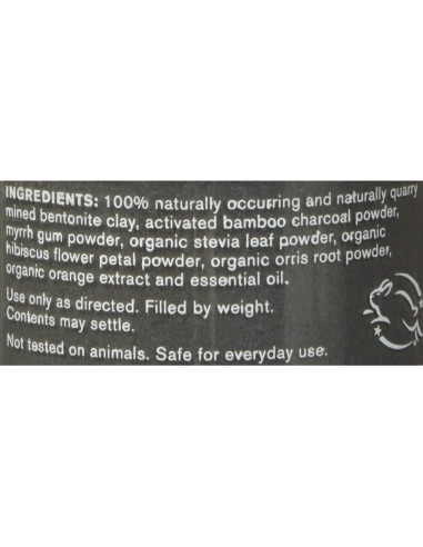 Polvo Dental Blanqueador beMndful 77g Carbón Activado Natural