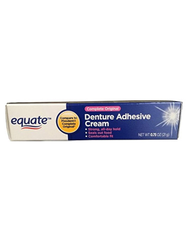 Crema Adhesiva para Dentaduras Equate Complete 21g