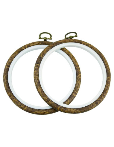 Aros de Bordado Redondos Guofa 12cm 2pcs Decorativos