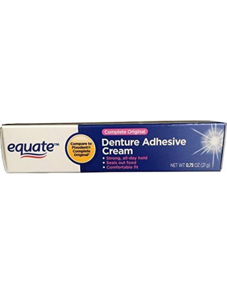 Crema Adhesiva para Dentaduras Equate Complete 21g