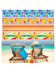 Boao 4 Clips de Toalla para Sillas de Playa - Pelota y Pato