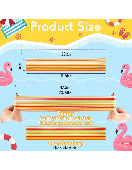 Boao 4 Clips de Toalla para Sillas de Playa - Pelota y Pato