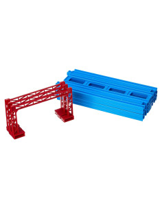 Coche de Juguete Plarail TOMY - Riel Recto Doble Vía 4 Piezas