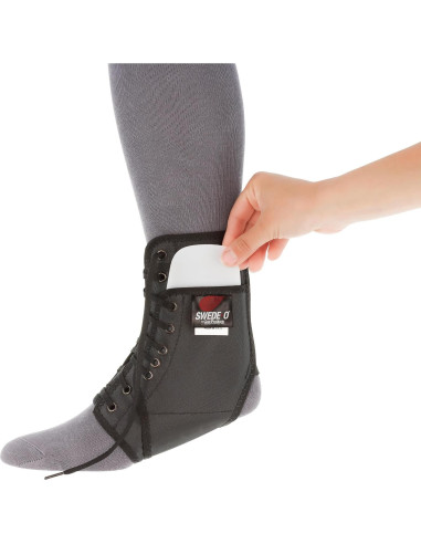 Férula de Tobillo Swede-O Ankle Lok Negra X-Pequeña