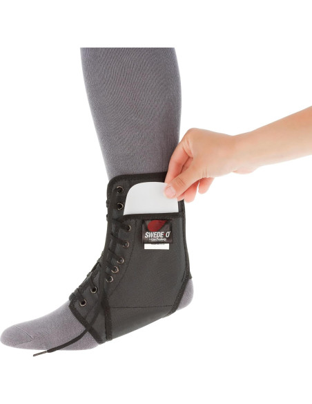 Férula de Tobillo Swede-O Ankle Lok Negra X-Pequeña