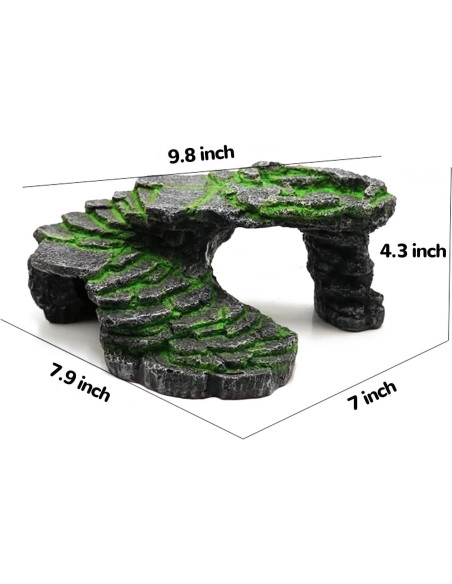 Plataforma de Sol para Reptiles Mipukbay Roca Decorativa 20cm