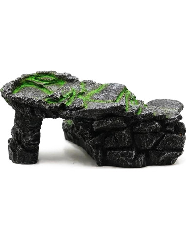 Plataforma de Sol para Reptiles Mipukbay Roca Decorativa 20cm