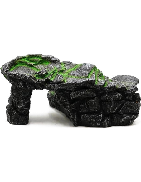 Plataforma de Sol para Reptiles Mipukbay Roca Decorativa 20cm