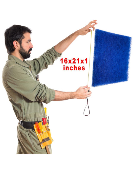 Filtros de horno lavables AC Vega Helmets - 2 Paquete (40.6x53.3x2.5 cm)