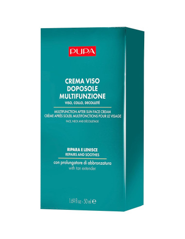 Crema Facial After Sun Pupa Milano 48g - Hidrata y Prolonga Bronceado