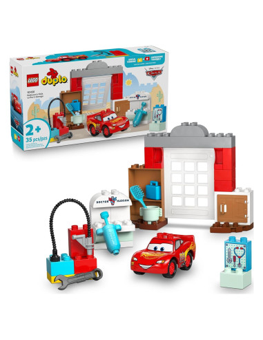 LEGO DUPLO Cars McQueen en el Garaje de Doc - Juguete 35 Piezas