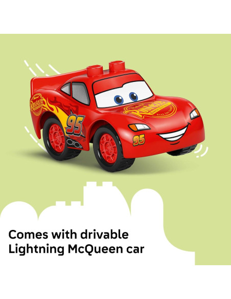 LEGO DUPLO Cars McQueen en el Garaje de Doc - Juguete 35 Piezas