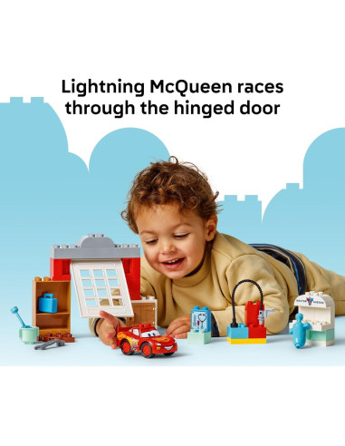 LEGO DUPLO Cars McQueen en el Garaje de Doc - Juguete 35 Piezas