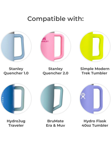 Soporte para Teléfono HydraClip - Accesorio Negro para Copa Stanley