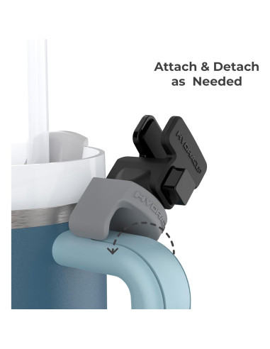 Soporte para Teléfono HydraClip - Accesorio Negro para Copa Stanley
