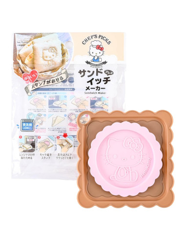 Hacedor de Sándwich Kawaii Gato Lindos MENBLY 10.9cm Rosa