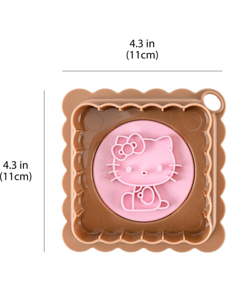 Hacedor de Sándwich Kawaii Gato Lindos MENBLY 10.9cm Rosa