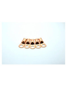 Paquete de 5 terminales de cobre AWG 1/0 9.53mm MTTHAHA