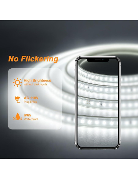 Tira LED 240 LEDs 6500K Tlinkosta 2m Impermeable