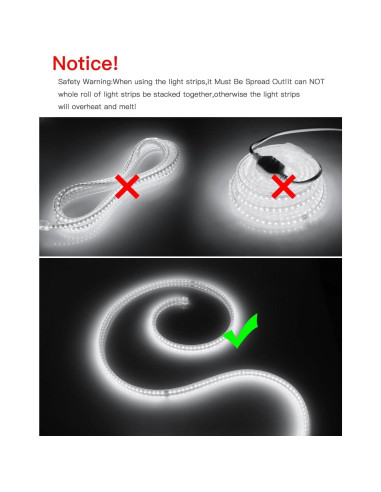 Tira LED 240 LEDs 6500K Tlinkosta 2m Impermeable