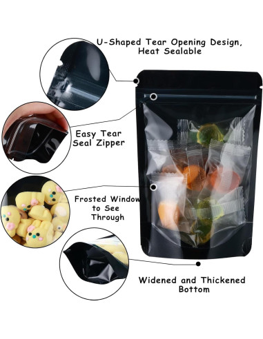 Bolsas Mylar Reutilizables Circloophs 10x15 cm 200 Pcs