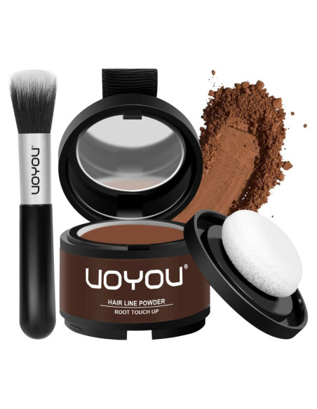 Polvo para Retoque de Raíces UOYOU 4g Rubio Oscuro