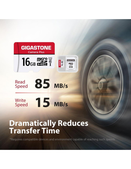 Tarjetas de Memoria Gigastone 16GB x2 U1 C10 Micro SDHC