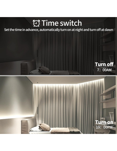 Tira de LED COB 50FT Yeewhale 6000K Regulable con Control Remoto Tira de LED COB 50FT Yeewhale 6000K Regulable con Control Remoto