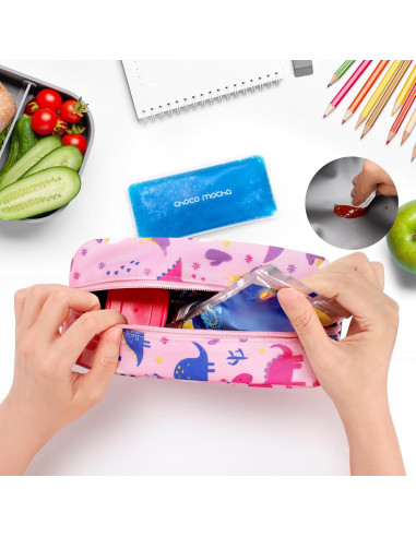 Bolsa Térmica para Snacks Niños Choco Mocha Mariposa 21.6x10.2cm