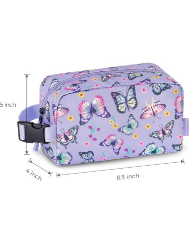 Bolsa Térmica para Snacks Niños Choco Mocha Mariposa 21.6x10.2cm