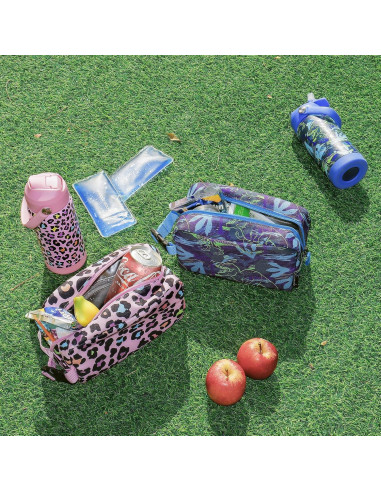 Bolsa Térmica para Snacks Niños Choco Mocha Mariposa 21.6x10.2cm