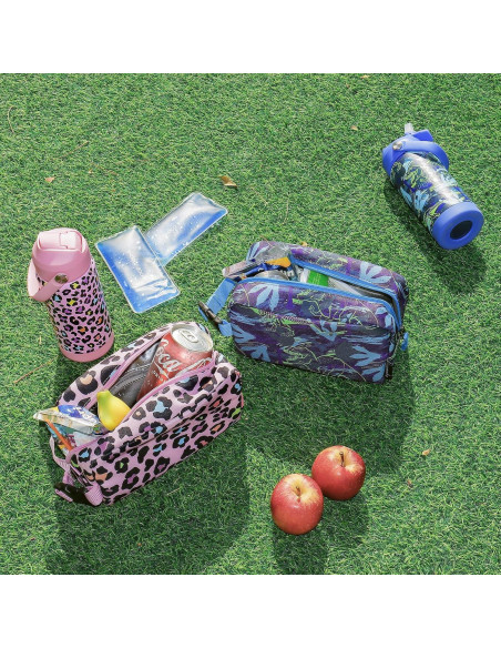 Bolsa Térmica para Snacks Niños Choco Mocha Mariposa 21.6x10.2cm