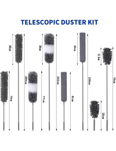 Kit de Plumeros de Microfibra VOOVAO 5 PCS con Extensión 2