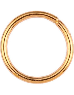 Anillas Abiertas Doradas Beadia 0.6x4mm 1000pcs Joyería DIY 2