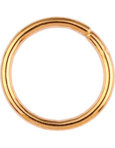 Anillas Abiertas Doradas Beadia 0.6x4mm 1000pcs Joyería DIY