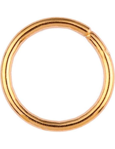 Anillas Abiertas Doradas Beadia 0.6x4mm 1000pcs Joyería DIY