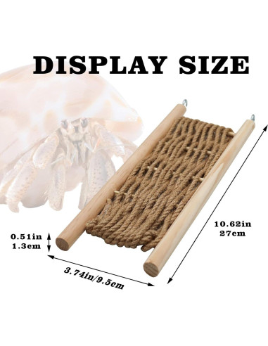 Puente de Escalera de Madera Jinkoozz para Animales Pequeños