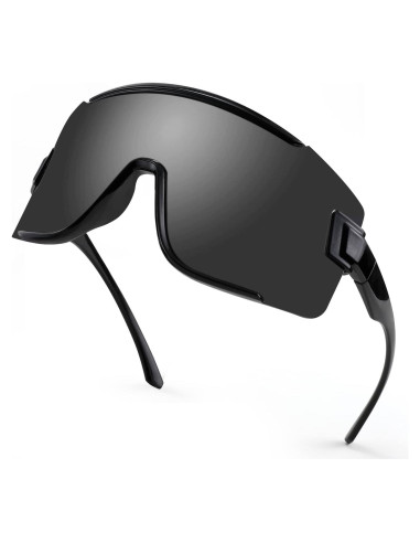 Gafas de sol Karsaer Vision Big Shield Rave unisex retro