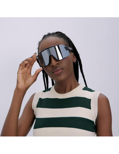 Gafas de sol Karsaer Vision Big Shield Rave unisex retro