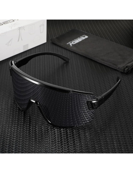 Gafas de sol Karsaer Vision Big Shield Rave unisex retro