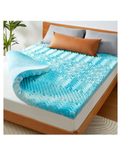 Colchón Individual PERLECARE 10 cm Espuma Viscoelástica 7 Zonas