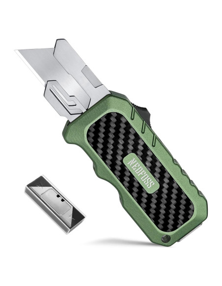 Cuchillo Utility NedFoss Pro Retráctil con 10 Hojas SK5