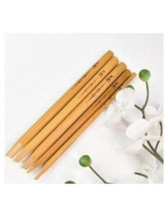 Conjunto de Plumas de Bambú Rozzun para Caligrafía Árabe - 3 Unidades